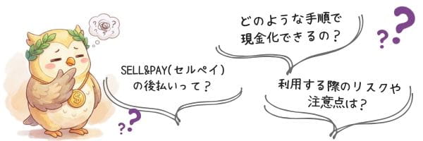 セルペイの現金化に対する不安