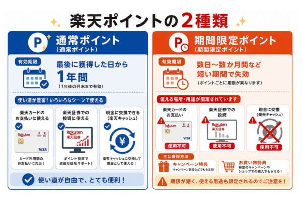 楽天ポイントの種類